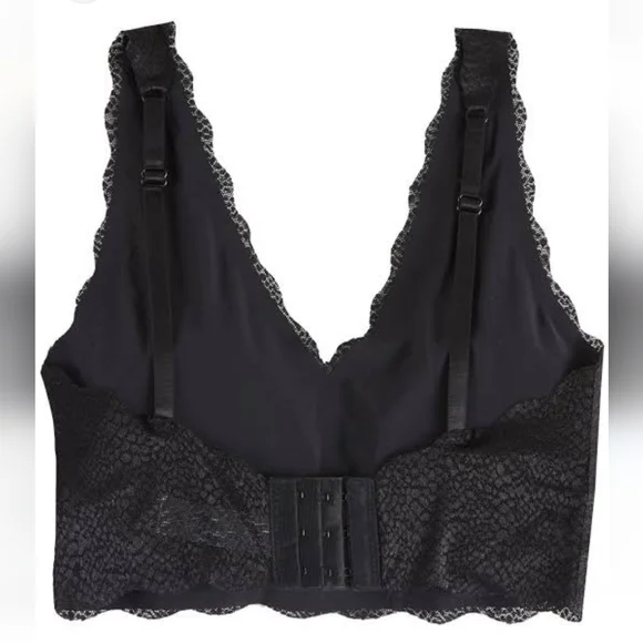 Snake Embossed texture comfort bra - Picture 2 of 6